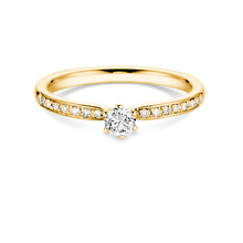 Lade das Bild in den Galerie-Viewer, 25601 - 6 Krappen mit Brillant und seitlichem Steinbesatz