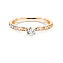 Lade das Bild in den Galerie-Viewer, 25601 - 6 Krappen mit Brillant und seitlichem Steinbesatz