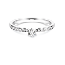 Lade das Bild in den Galerie-Viewer, 25601 - 6 Krappen mit Brillant und seitlichem Steinbesatz