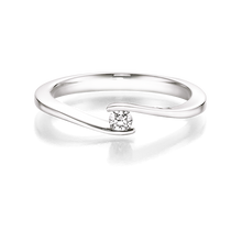 Lade das Bild in den Galerie-Viewer, 21201 - Spannring mit Brillant